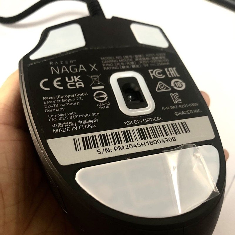 Mouse Feet Pads Skates for Razer Naga X Wired MMO