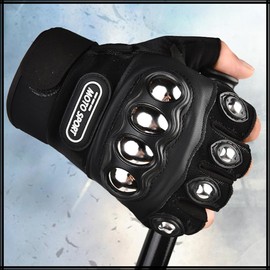 [ホワイトファング] グローブ ハーフフィンガー オートバイ スポーツ アウトドア 登山 メンズ レディース NT361(ブルー)