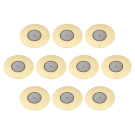 sourcing map 10 Pcs Piezo Discs 50mm Acoustic Pickup Transducer Ceramic Trigger Buzzer Drum Guitar