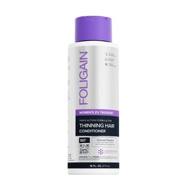 Foligain Triple Action Conditioner For Thinning Hair For Women with 2% Trioxidil | Hair Stimulating Volumizing Conditioner (16oz) (15244)