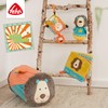 Fehn 066029 Activity Cube Funky Friends – Motor Skills Toy