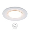 MiniSun | Modern Fire Rated Gloss White GU10 Recessed Ceiling