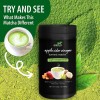 CAcafe Apple Cider Vinegar Turmeric Matcha Tea- With Coconut, Turmeric,
