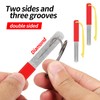 Fishing Hook Sharpener Grinding Tool: 4pcs Double Sided Diamond File