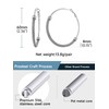Silver Earrings for Women Silver Jewellery Chunky Silver Hoop Earrings