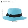 STOBOK Summer Straw Hats Women Beach Fashion Foldable Sun Hats