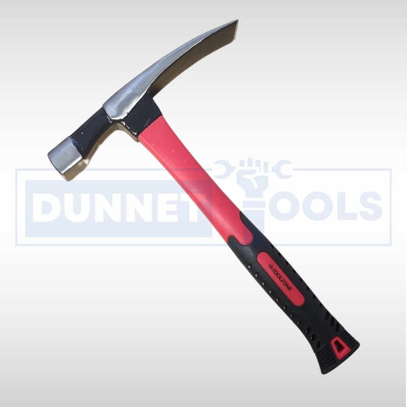 Dunnet Tools Hammer with Fibreglass Handle - Durable Carbon Steel