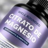 Suplemento de Citrato De Magnesio Puro Con 120 Cápsulas, Well