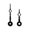 SELVA 1 Pair of Hands Booked Junghans Movements (33/24, Black)
