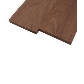 Black Walnut Lumber Board - 3/4" x 6" (2 Pcs) - Size: 3/4" x 6" x 48" (2 Pcs)