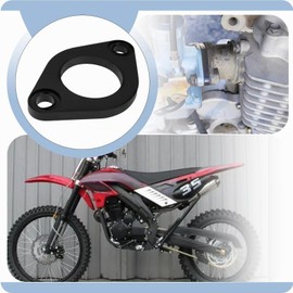 EMSea 5 Sets Motorcycle Heat Intake Gasket Set, 26 mm, Motocross Carburettor, Intake Manifold Gasket, Compatible with Pit Bike110cc 125cc