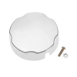 SING F LTD Pop Up Bath Control Knob Bathtub Drain Rotating Knob Bathtub Drain Overflow Cover Accessories 75mm x 23mm, Hole Diameter 10mm
