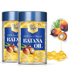Batana Oil Hair Vitamins Capsules : Vitamin A E Hair Oil Conditioner for Damaged Dry Frizzy Hair - Batana Oil for Haircare Enthusiasts Repair Comfort - Specification: 2 Packs