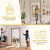 CHIYUNS White Reversible Left Right Side Opening Screen Door, Mesh