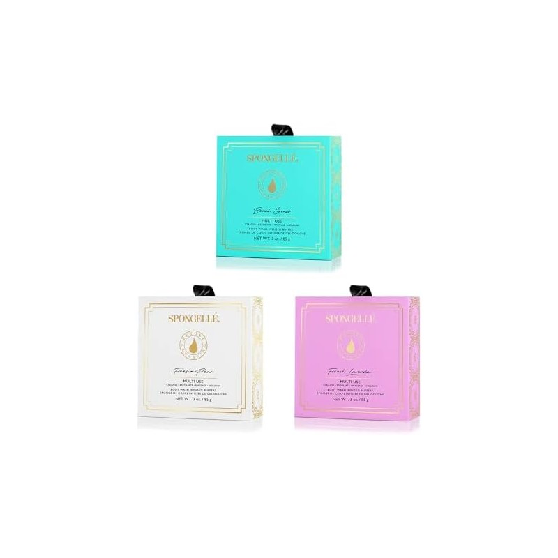 Esponja Exfoliante Corporal Wild Flower Buffer Con Gel De Ducha