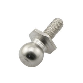 Maxmoral 12PCS M3 Metal Ball Head Screws Fasteners Fixing Spherical Bolts Replacement for 1/10 RC Car Buggy Truck