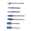 7pcs Nail Drill Bit Home Salon Portable Ceramic Cuticle Remover