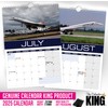 The Calendar King // Concorde - A4 Size 2025 Wall