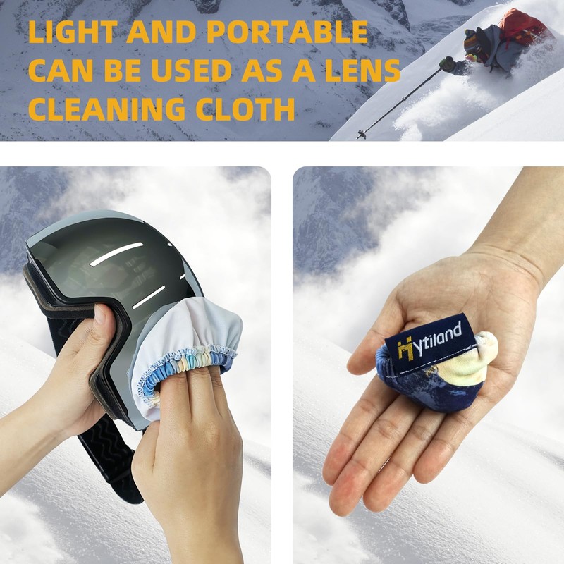 Hytiland SKI Goggle Cover Sleeve, Lens Scratch-Free & Dust Protection,