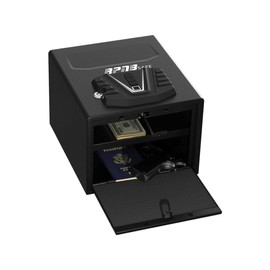 RPNB Gun Security Safe, Quick-Access Firearm Safety Device with Biometric Fingerprint & Digital Key Pad