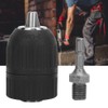 Keyless Drill Chuck Adapter, 1/2-20UNF Keyless Chuck, 2.0-13MM Plastic Shell