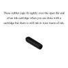 Acoeitl Round Rubber End Tube Bolt Caps Cover Plug Insert