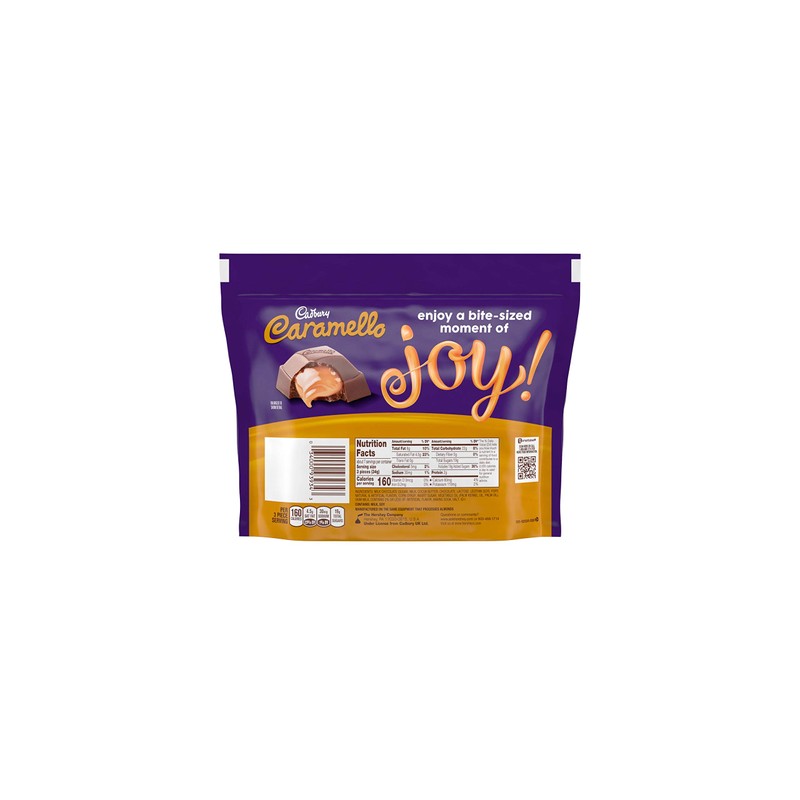 Cadbury Caramello Miniatures Milk Chocolate Caramel Candy Bag, 8 Oz