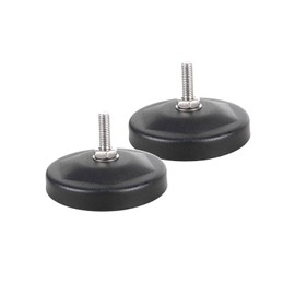 RIGIDON 2 x Magnetic Car Roof Mount, Universal LED Work Light Bar Holder, Strong Magnetic Work Light Holder for Roof, Offroad, Car, SUV, ATV, Truck, Car (Bracket D)