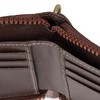 Dickies Dickies Men's Slim Everyday Leather Bifold Chain Wallet, Brown-Zip