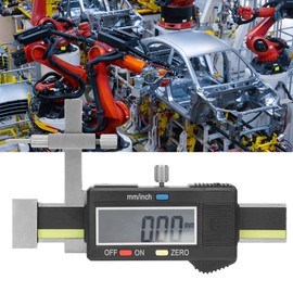 Gap Step Gauge,Digital Gap Step Gauge C1-10P Stainless Steel Flat Gap Ruler Digital Caliper Gauge Sets for Measurements Digital Calipers, Default