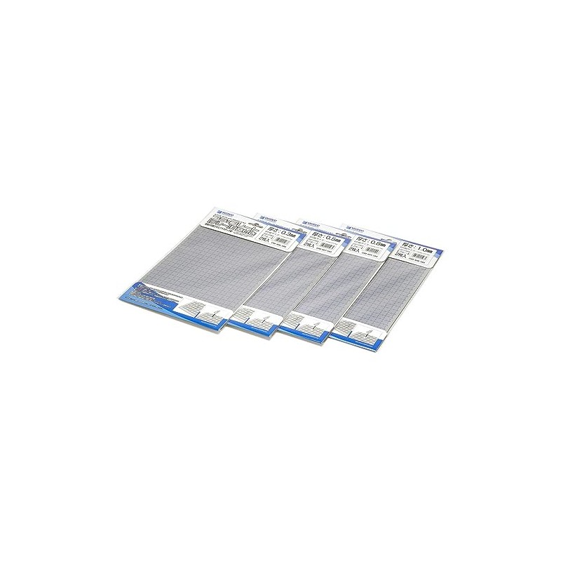 Wave Material Series OM-408 Plastic Plate B5, Gray, 0.04 in