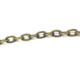 Unbranded Brass Plated Steel Decorative Chain Small 36" Length