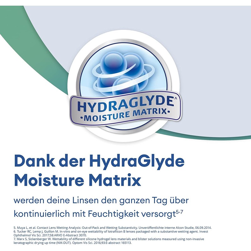 Air Optix plus HydraGlyde for Astigmatism Monatslinsen weich, 3 Stück,
