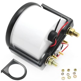 DUZFOREI 52MM 12V Fuel Level Meter, 2" Fuel Level Gauge 240-33ohm, Replacement for Fuel Tank Meter E-1/2-F Pointer Meter, Replacement for Motocycle Car Truck Vehicle, with Fuel Tank Sending Unit