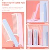 Beavorty 3pcs Portable Wide Tooth Hair Comb for Curly Hair
