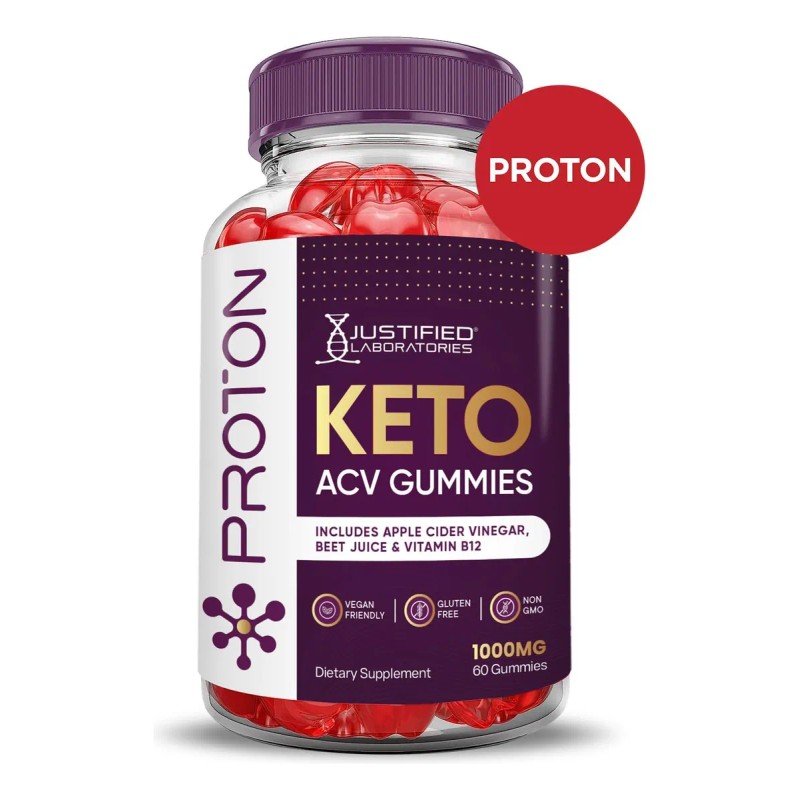 Proton Keto Acv Gomitas 1000mg Vinagre Sidra Manzana Paq 2