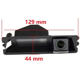 HD 1280 x 720p Colour Camera Waterproof Reversing Camera Number Plate Lighting Camera Car Reversing System with Parking Aid Night Vision for Nissan March Renault Logan Sandero Dacia Sander Stepway