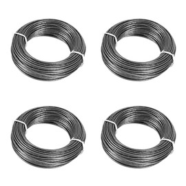 Flaveano Strimmer Wire for Bosch Grass Trimmer, 4pcs 24 m 1.6 mm for All Spools, Replacment Strimmer Line