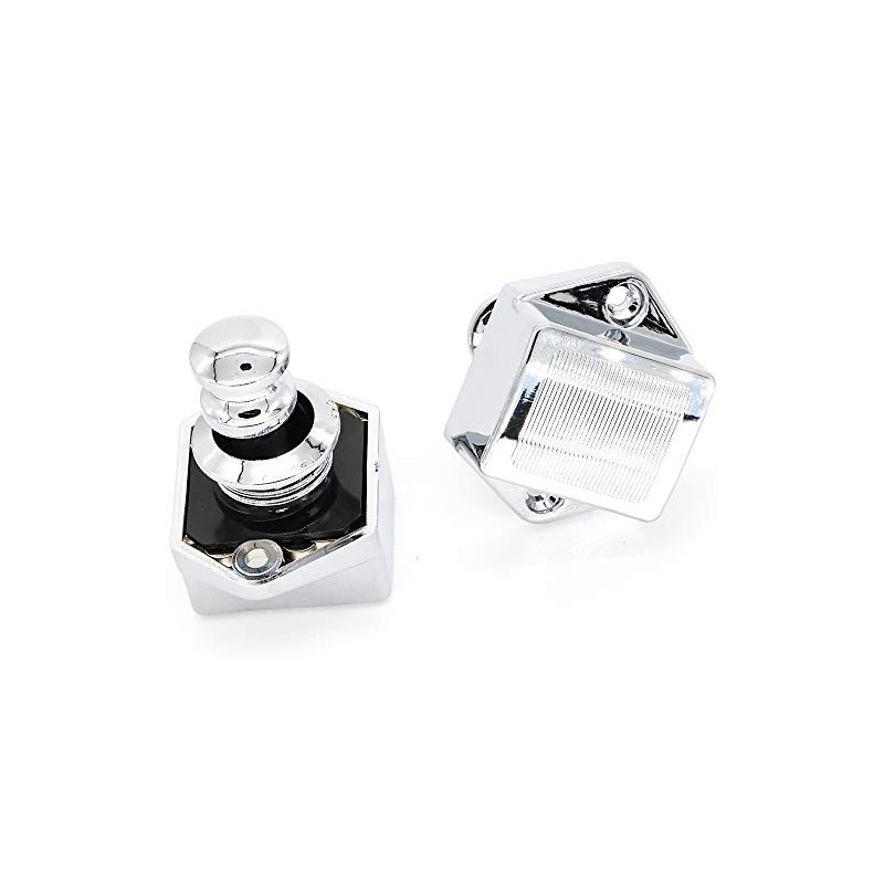 2pcs Chrome Push Button Catch Door Lock 17-25mm for Boat