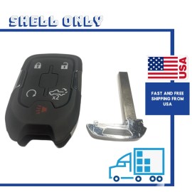 GMC Smart Remote Key Case Shell Fob 5 Button for 2019 2020 GMC Sierrea 1500 2500 350