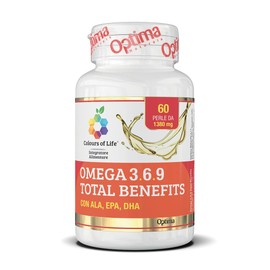 Colours of Life OMEGA 369 TOTAL BENEFITS, 60 capsule - fonte ricca di Omega 3 a lunga catena