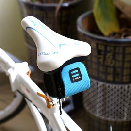 Bike Saddle Bag Rear Saddle Bag Zippered Opening Bicycle Bike Saddle Tail Under Storage Bag Under Storage Bag Suitable for Road and Mountain Bikes 15 * 7 * 7cm (Blue)