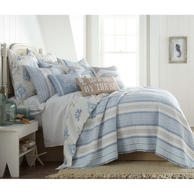 Levtex Home - Ipanema Quilt Set - Full/Queen Quilt +