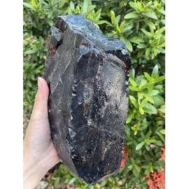 Extra Large Black Obsidian Rough Stones, 3-10" Natural Black Obsidian, Raw Black Obsidian Crystals (7-8 lb)
