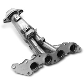 A-Premium Engine Exhaust Manifold Kit W/Gasket, Studs & Nuts [DOHC 4Cyl 2.3L] Compatible with Mazda 6 2003 2004 2005, Replace# L32713450B, L32713450F