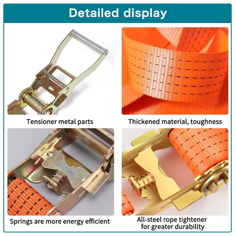 Feleolibe Drum Lifting Sling for 55 Gallon Drum, 2 Pack