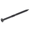 Grip-Rite GRDF3STBLK1 DeckForce #10 x 3 Nano Coated Wood Screws,