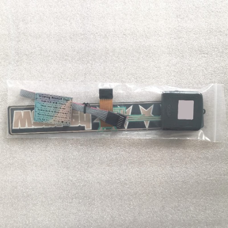 Windshield Electric Wanted Car LED White Light Up Window Stickers