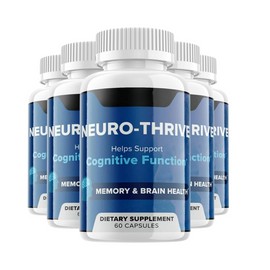 Neurothrive 5-Pack Neuro-Thrive Supplement to Support Brain Functions NeuroThrive - 300 Caps