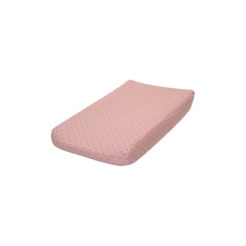 Go Mama Go Pink with Chocolate Polka Dots Changing Pad